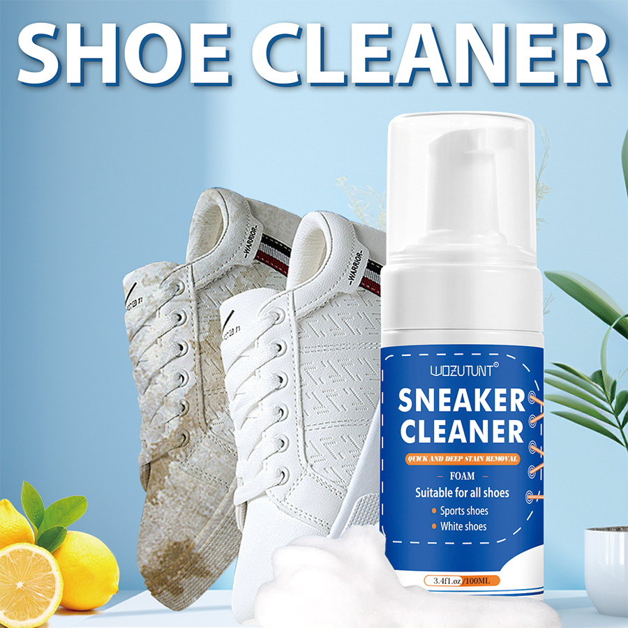 Sneaker Care Foam - 100ml White Shoe Cleaner No-wash Dry