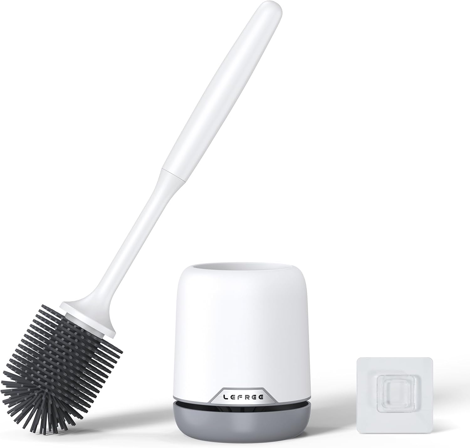 Brush Bristle Set - Silicone Toilet Brush & Holder Set,