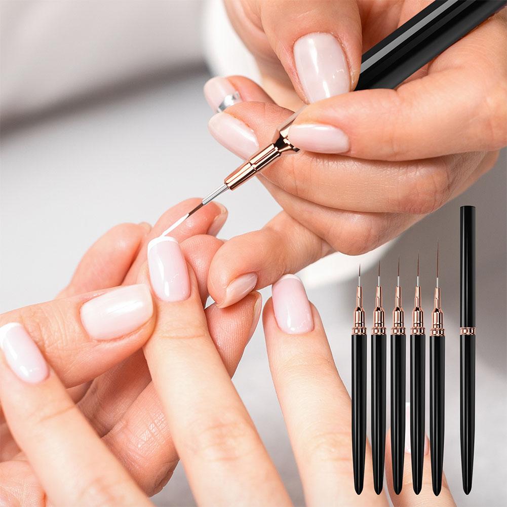 5PCS Nail Art Liner Brush Set  – Brush Bristle Set Bewertung und Preis