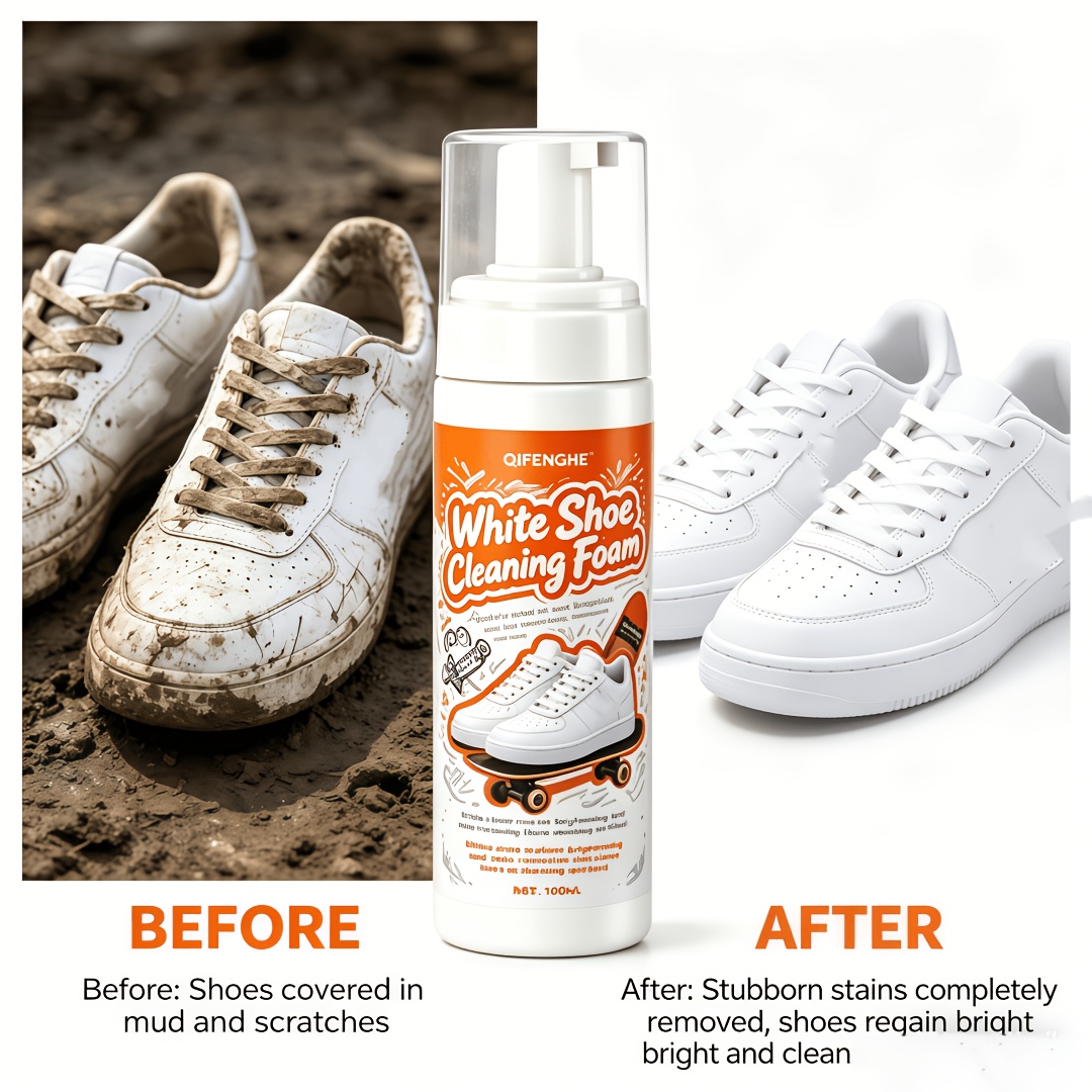 Portable No Rinse White Shoe C – Sneaker Care Foam Bewertung und Preis