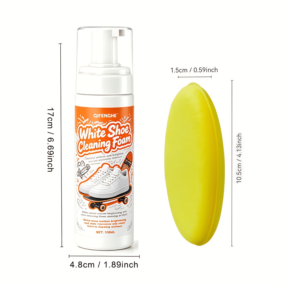 Portable No Rinse White Shoe C – Sneaker Care Foam Bewertung und Preis