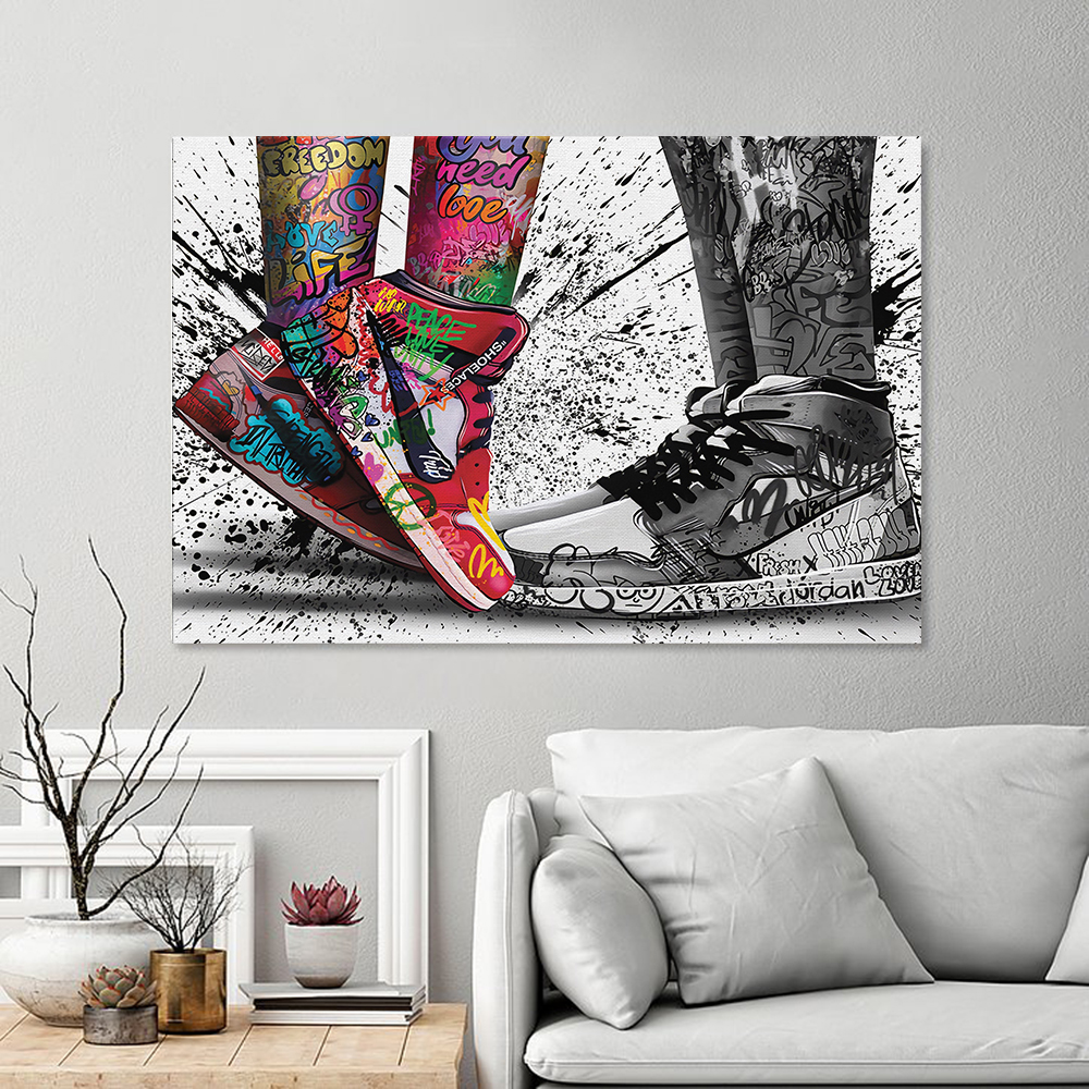 Fashion Graffiti Artwork Sneak – Waterproof Spray Shoe Bewertung und Preis