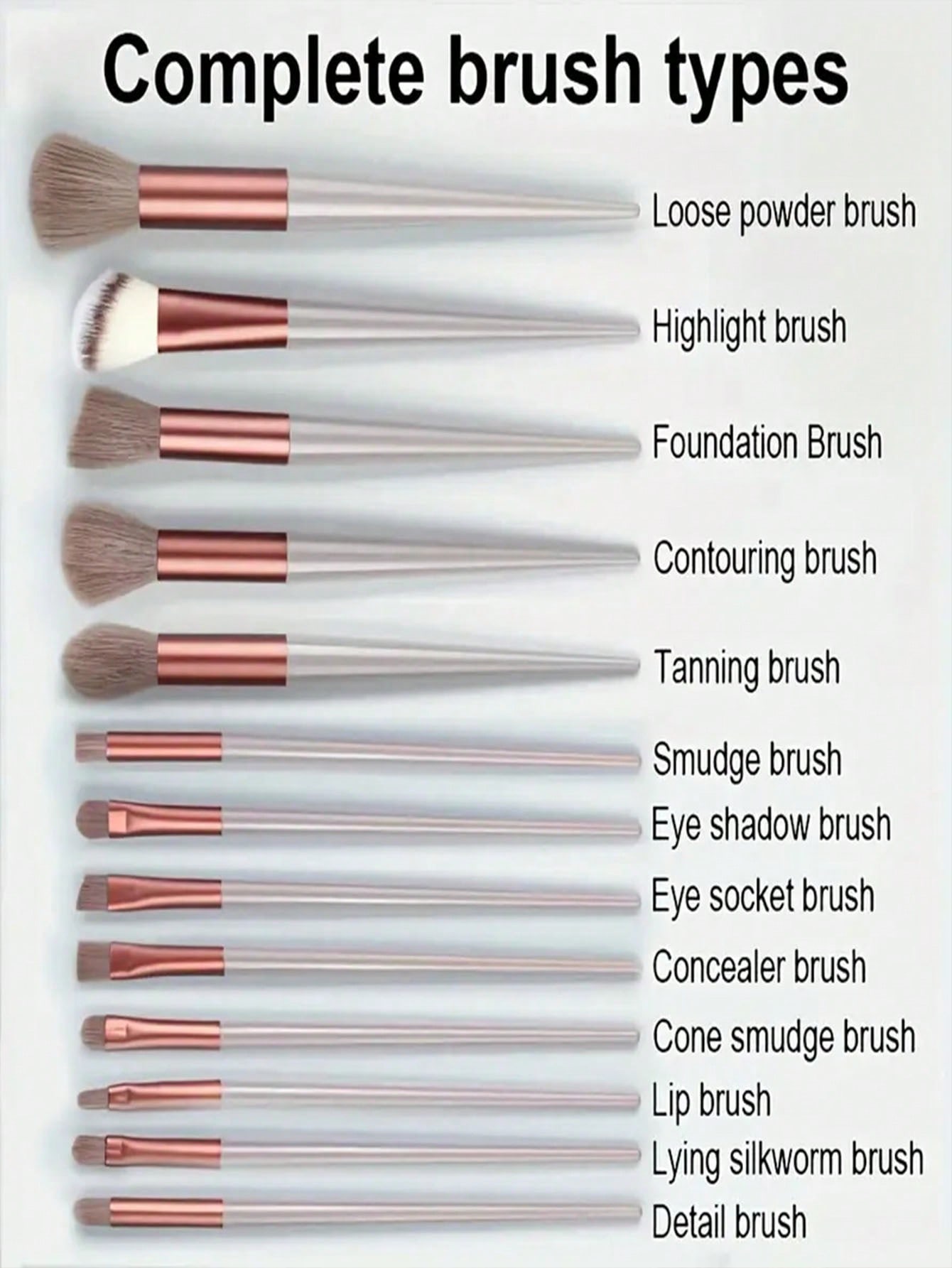 13pcs Professional Makeup Brus – Brush Bristle Set Bewertung und Preis