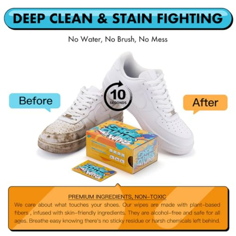 Shoe Cleaner Wipes, Shoe Clean – Sneakers Care Bewertung und Preis
