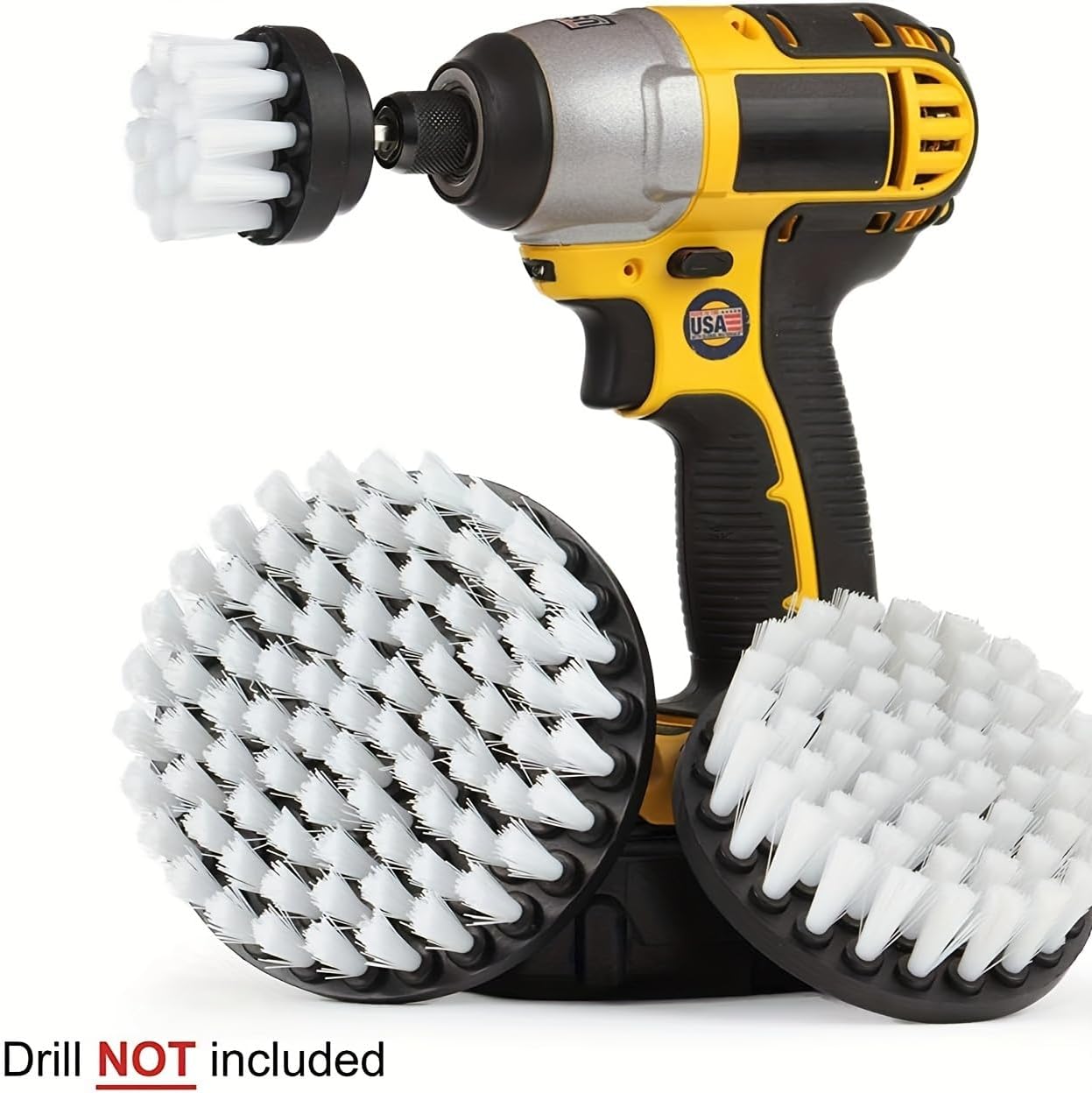Drill Brush Set 3 Pack Soft Wh – Brush Bristle Set Bewertung und Preis