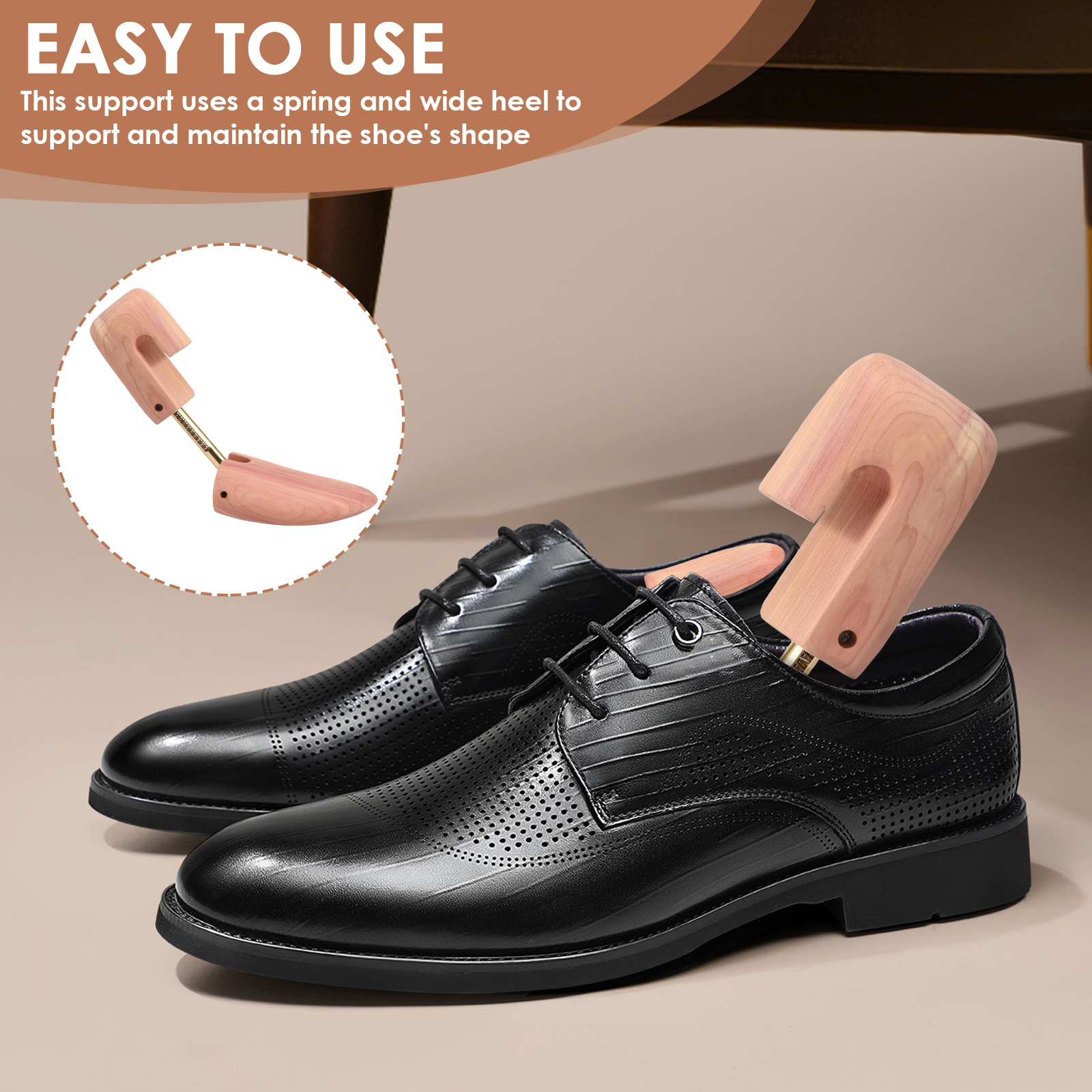 2Pcs Cedar Shoe Trees for Men  – Shoe Tree Cedar Bewertung und Preis