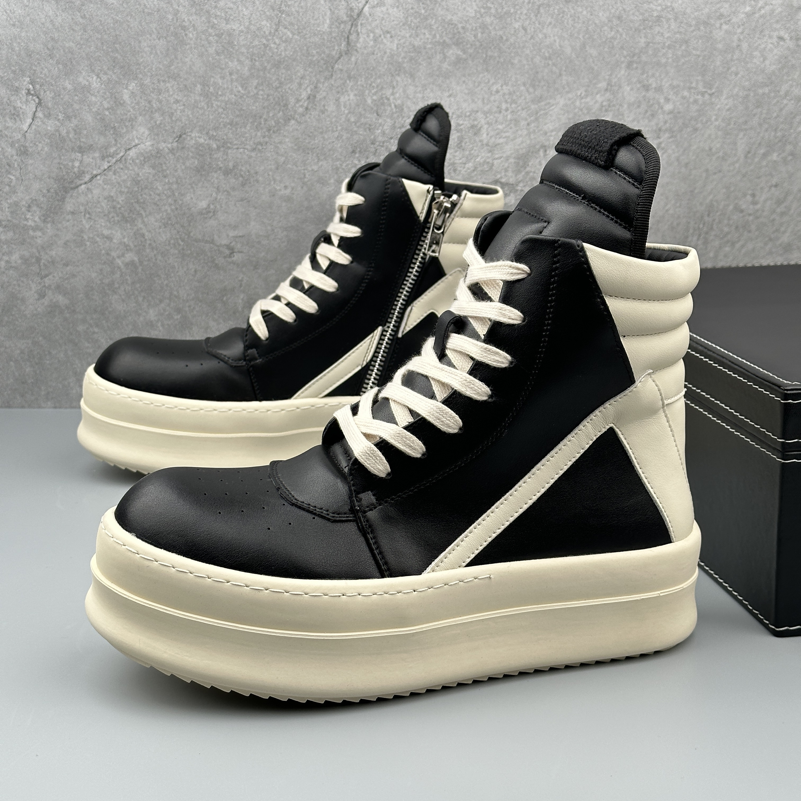 Men's Motorcycle Boots Platfor – Sneaker Zone Bewertung und Preis