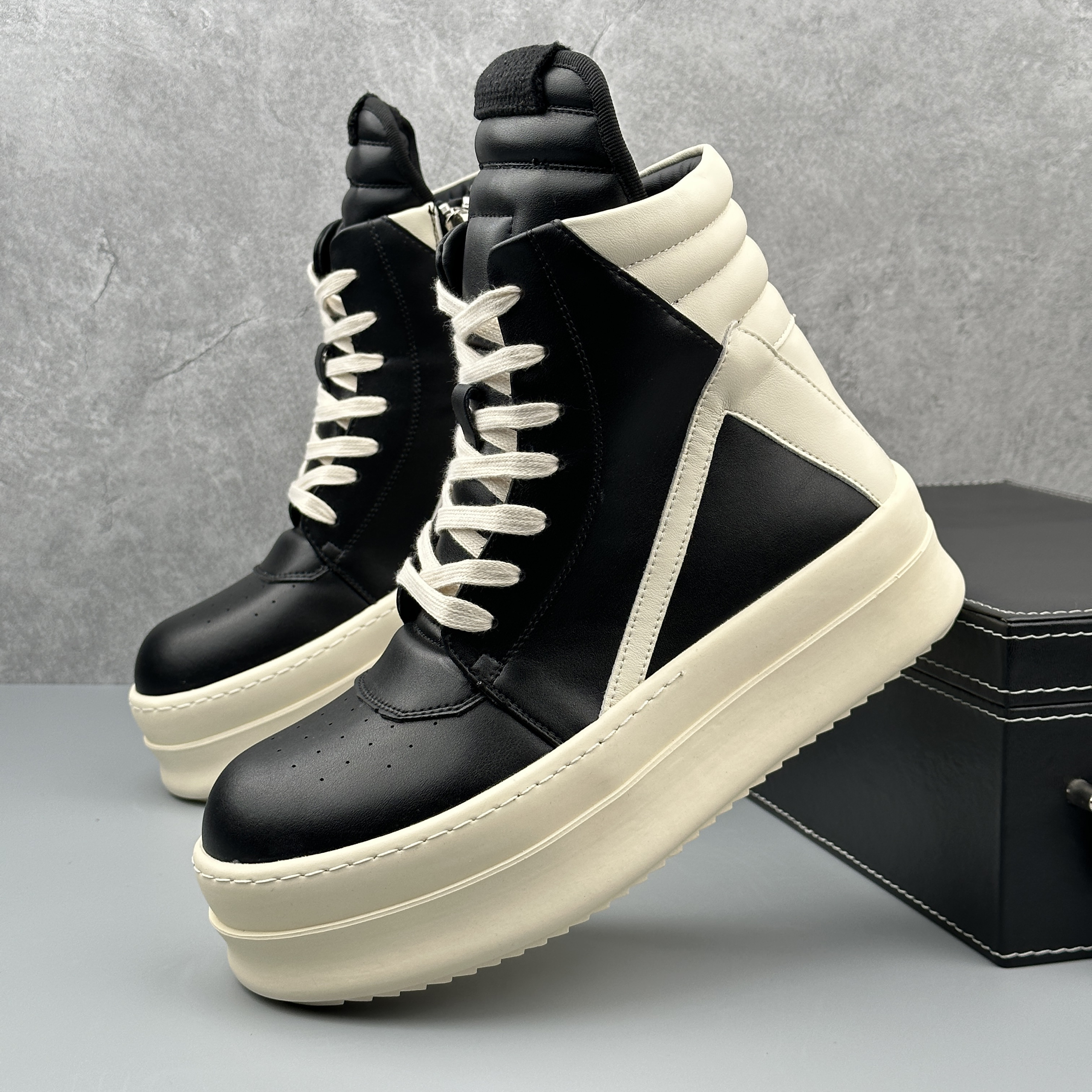 Men's Motorcycle Boots Platfor – Sneaker Zone Bewertung und Preis