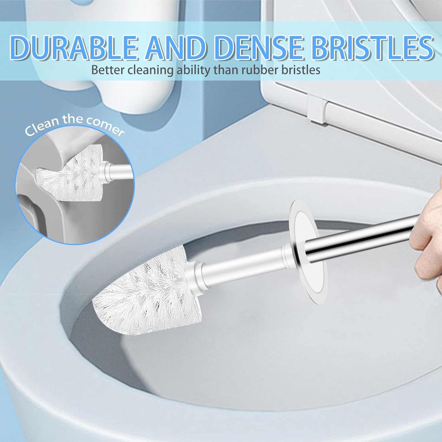 Compact Toilet Brush & Holder  – Brush Bristle Set Bewertung und Preis