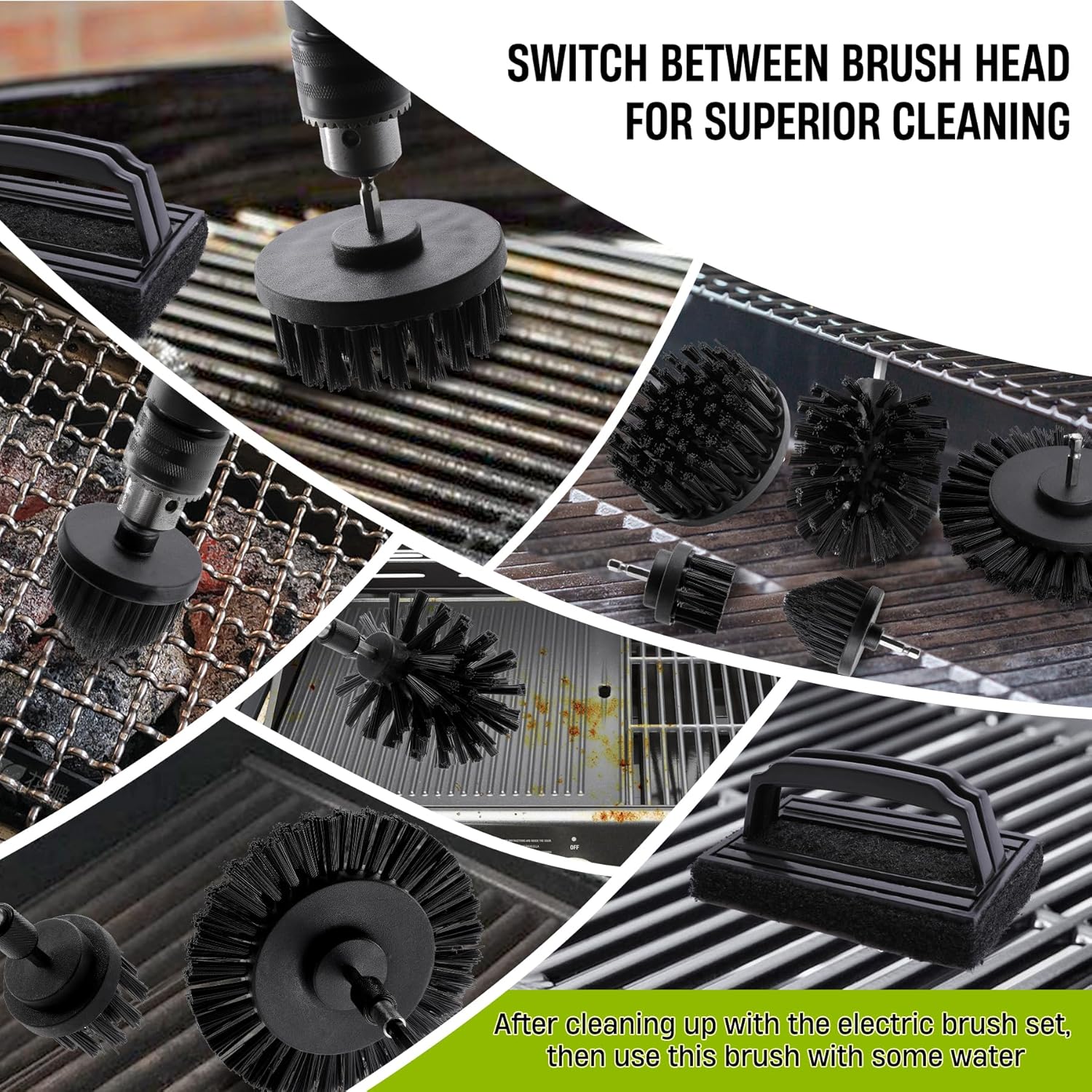 Drill Powered BBQ Grill Cleani – Brush Bristle Set Bewertung und Preis