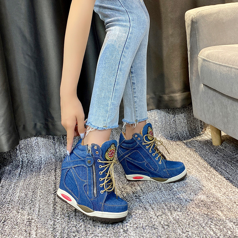Big Size Women's Denim Wedges  – Sneaker Zone Bewertung und Preis