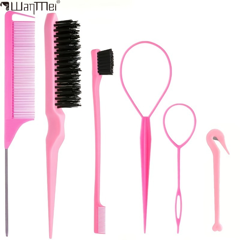 6Pcs Professional Hair Styling – Brush Bristle Set Bewertung und Preis