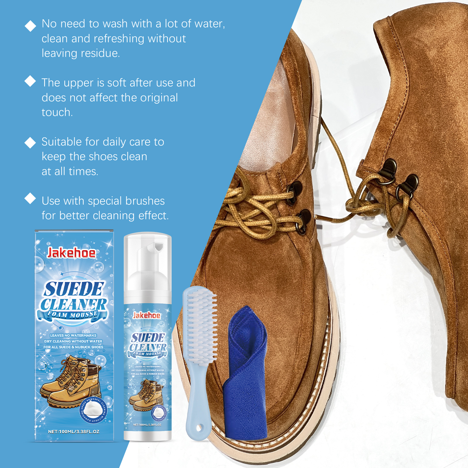 Suede Cleaner Kit Leather Velv – Sneaker Care Foam Bewertung und Preis