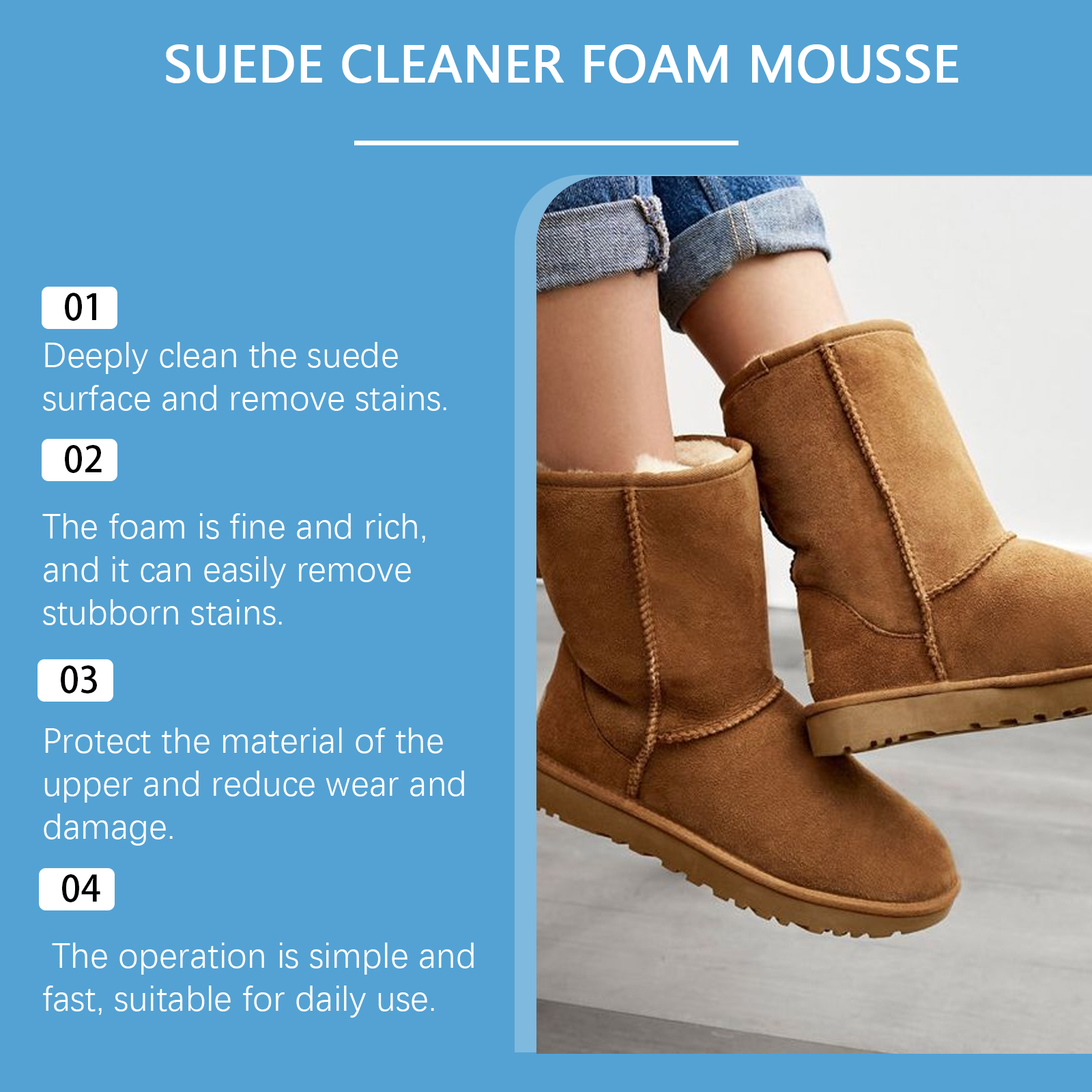 Suede Cleaner Kit Leather Velv – Sneaker Care Foam Bewertung und Preis